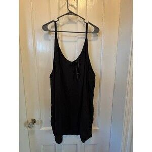 Torrid Black Strappy Nightgown Size 5 NWT